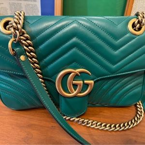 Gucci GG Marmont Emerald, Purse